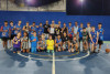 Dupla do basquete do Corinthians visita projeto social em Mogi das Cruzes