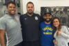 Ex-tcnico do Corinthians Basquete visita departamento do clube e acompanha treino do elenco; veja