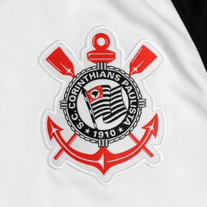 Camisa do Corinthians de 2015 - Uniforme I do Timo em 2015 - Escudo