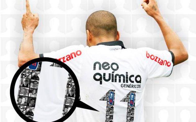 Camisa do Corinthians copiada pelo Real Madrid
