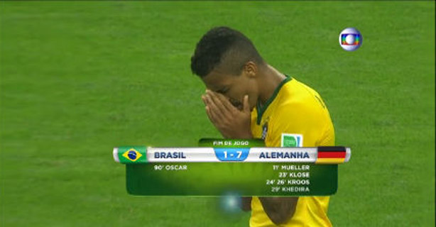 Brasil 1x7 Alemanha