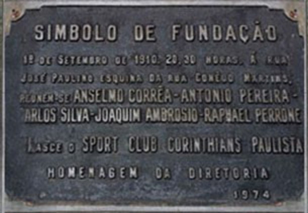Símbolo da fundação do Corinthians