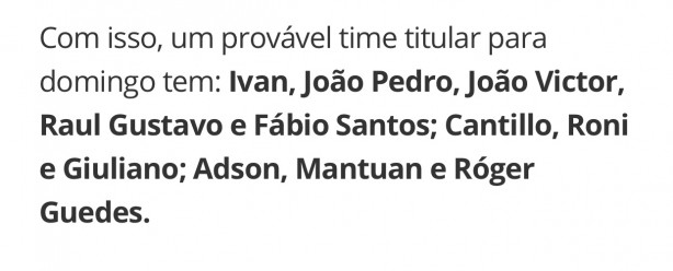 Finalmente Ivan far sua estreia pelo Corinthians