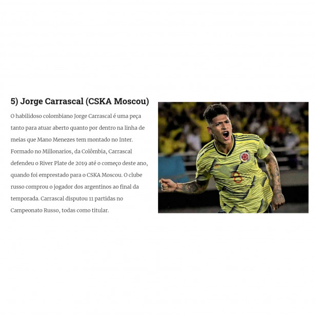 Oportunidade de Mercado de Meia Habilidoso para o Corinthians