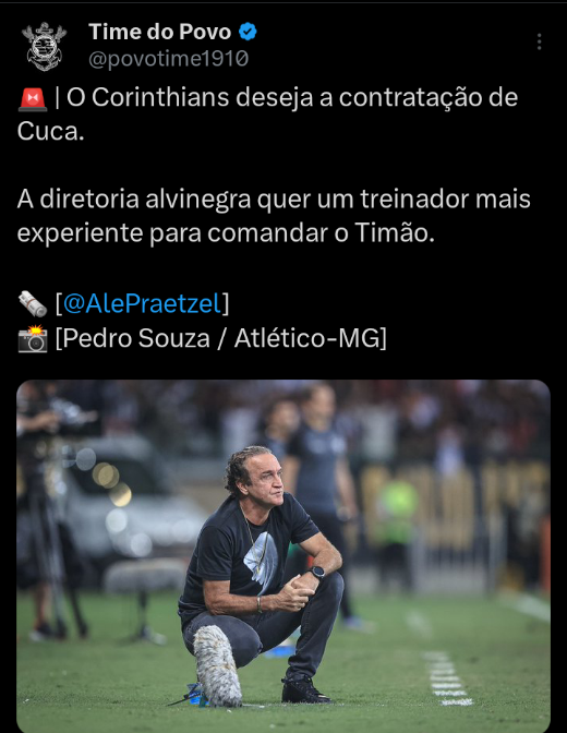 Corinthians quer Cuca/ com fonte