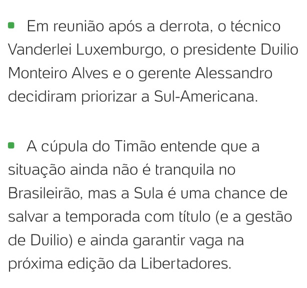S quero lembrar uma coisa: Luxemburgo queria priorizar o brasileiro