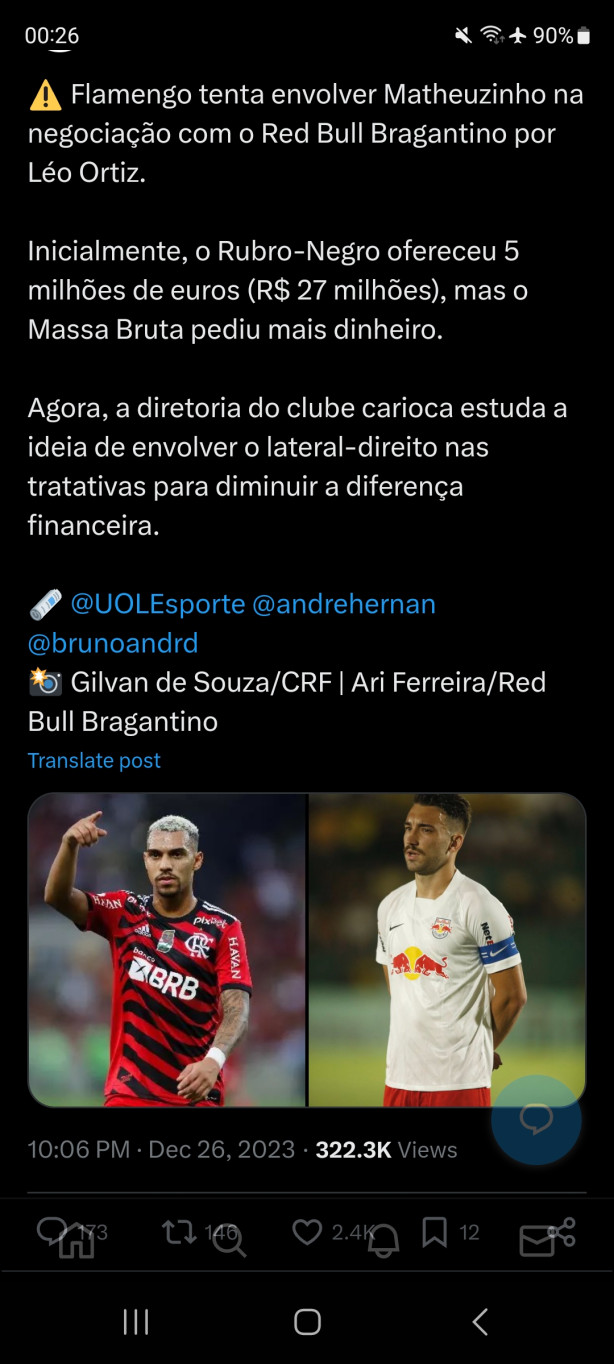 Matheuzinho Flamengo ...