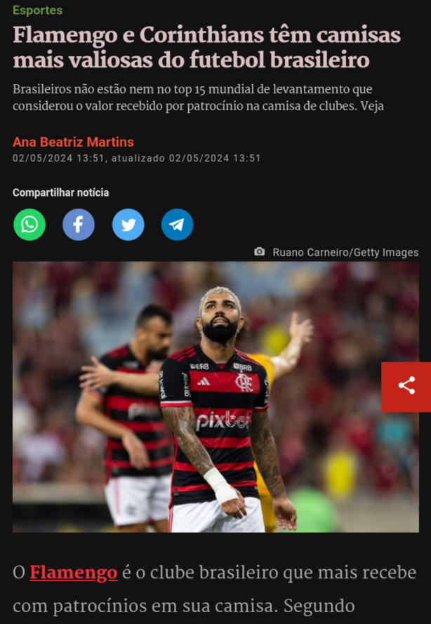 E ainda tem quem diga que a mdia no favorece o Flamengo