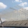 Estrutura da cobertura da Arena Corinthians