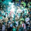 Torcida do Palmeiras solta sinalizadores na Libertadores 2013 e no sofre nenhuma punio