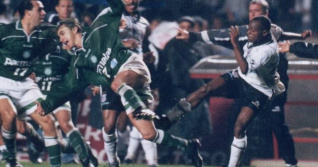 O clssico Corinthians e Palmeiras