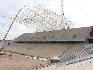Arena Corinthians está com quase 60% de sua obra concluída