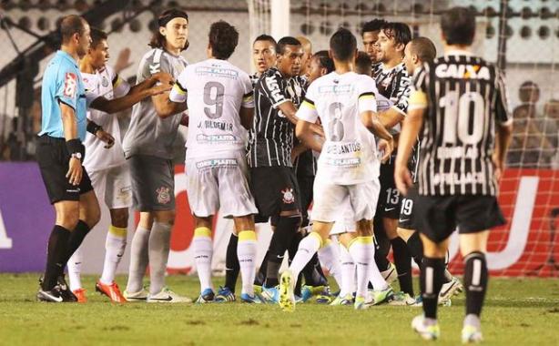 Santos e Corinthians empataram no primeiro turno, na Vila