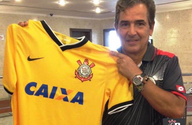 Jorge Luis Pinto  torcedor do Corinthians em solo brasileiro
