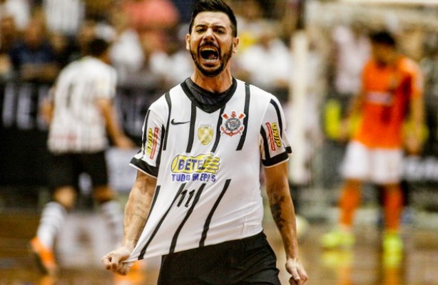 Corinthians disputando a Liga Futsal