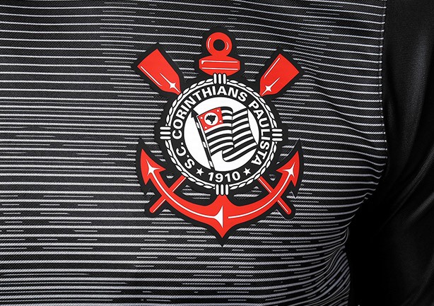 Camisa de pr-jogo do Corinthians em 2015