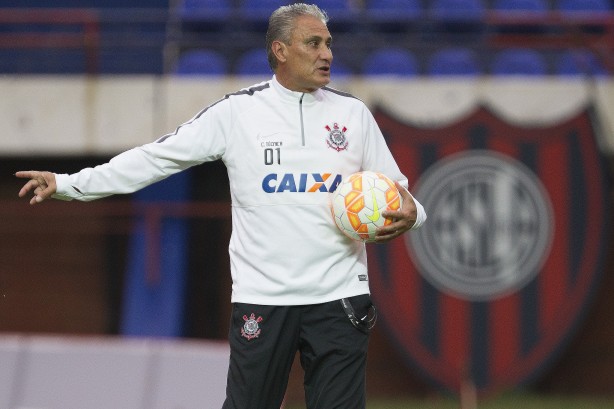 Corinthians treinou no Nuevo Gasmetro e Tite definiu equipe que enfrenta o San Lorenzo