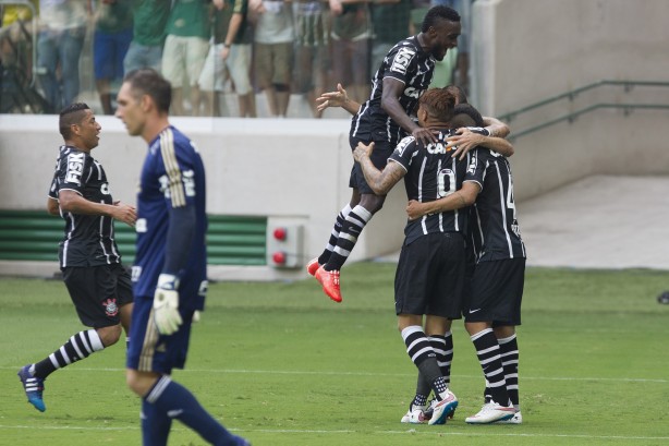 Corinthians venceu o ltimo clssico contra o Palmeiras, por 1 a 0