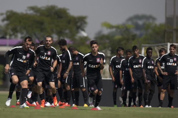 Neste sbado, os jogadores fizeram o ltimo treino antes do compromisso em Bragana Paulista pelo Estadual