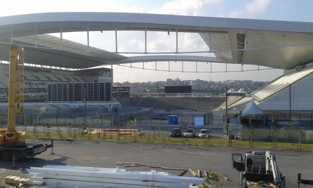 As obras continuam na Arena Corinthians