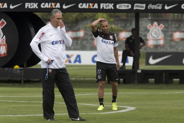 Emerson Sheik e Tite trabalharam juntos no Corinthians de 2011 a 2013 e em 2015