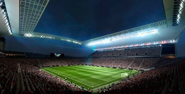 Arena Corinthians tambm faz parte do contrato de exclusividade entre Timo e Konami
