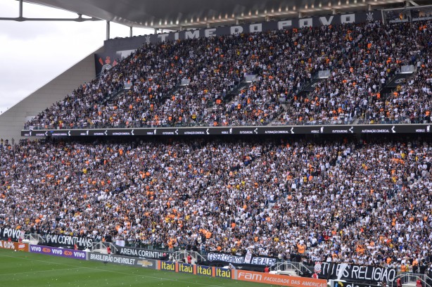 Arena Corinthians bateu recorde de pblico neste domingo contra o Flamengo