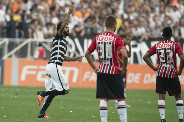 A ltima vitria na Arena Corinthians foi contra o So Paulo