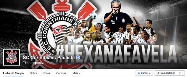 Fs do Corinthians no Facebook podem aproveitar funcionalidade