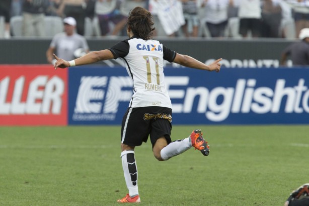 Romero marcou o primeiro gol oficial do Corinthians em 2016
