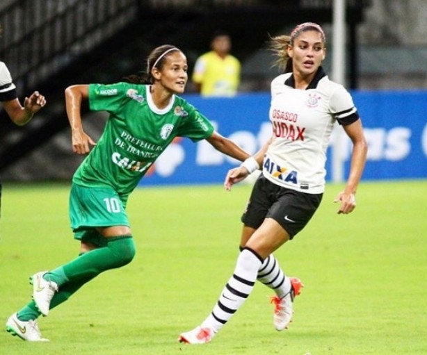 Mayara  uma das principais jogadoras do Corinthians