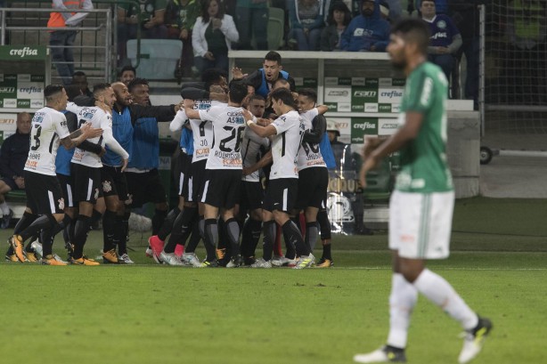 Em 2017, s deu Corinthians nos Drbis contra o Palmeiras