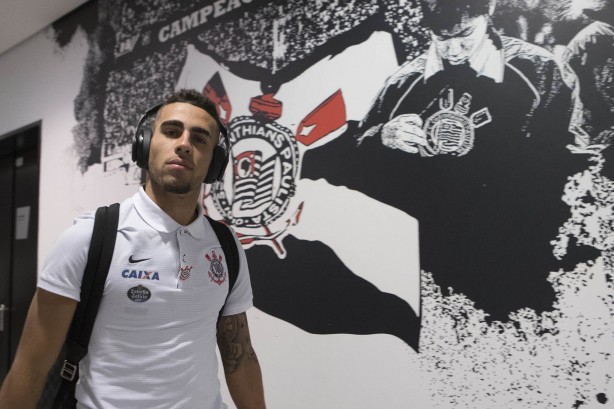 Gabriel foi titular na vitria de 2 a 0 do Corinthians contra o Palmeiras
