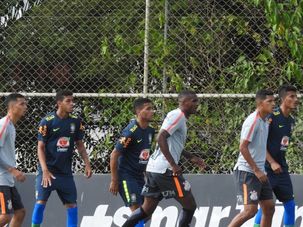 Corinthians x Seleo Brasileira Sub-20 no CT