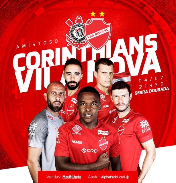Corinthians visita Vila Nova no prximo dia 4, no Serra Dourada