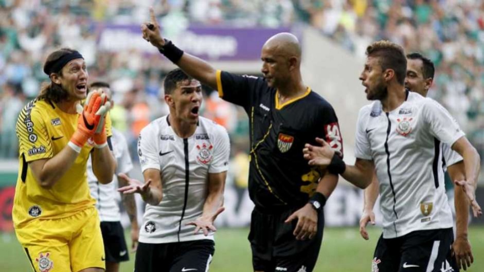 Marcelo Aparecido apitou o segundo jogo da final do Paulista entre Corinthians e Palmeiras em 2018