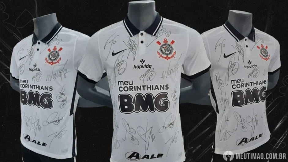 Meu Timo realiza sorteio por camisa autografada do Corinthians