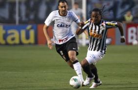 Com desfalques, Corinthians acabou empatando com o Santos no clssico