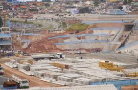 Estdio do Corinthians j tem quase 40% de seu total construdo