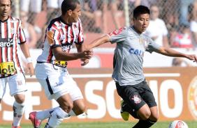Jogada de Zizao deu origem ao gol do Corinthians