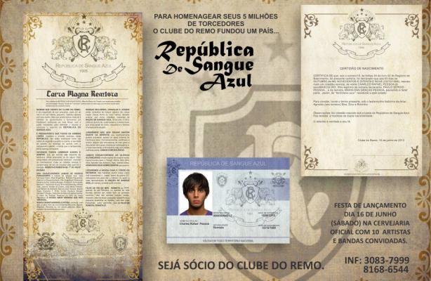 Material do Remo replica a campanha da Repblica Popular do Corinthians