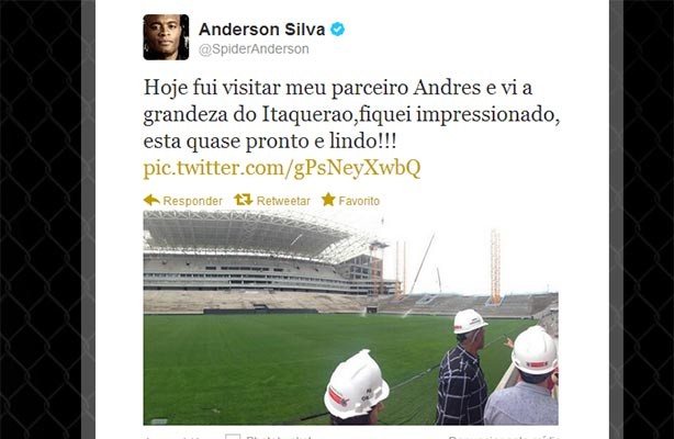 Twitter do Anderson Silva