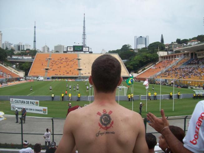 Tatuagem do Corinthians do Thiago
