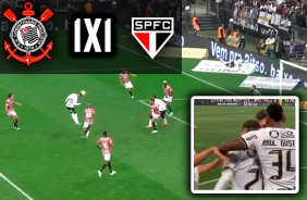 VÍDEO: Adson entra e empata para Corinthians 1x1 São Paulo | Brasileirão 22
