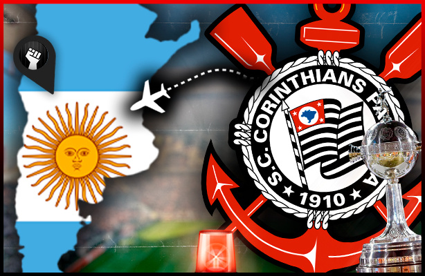 Corinthians: desembarque ao vivo na Argentina | Reforos do DM e possvel escalao contra Boca Jrs