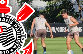 VDEO: Garro x Breno Bidon e mais: Veja como foi o treino do Corinthians no CT