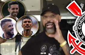 VDEO: dolo do Corinthians rasga elogios para Raniele, Coronado e Paulinho