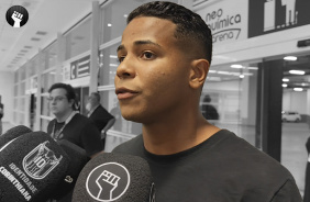 VDEO: Wesley comenta sada de Cssio do time titular em vitria do Corinthians