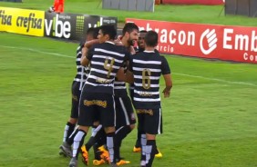 Felipe marca para o Corinthians contra o Botafogo de Ribeiro Preto
