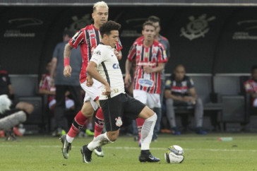 Marquinhos Gabriel diante o Botafogo de Ribeir�o, pelo Campeonato Paulista